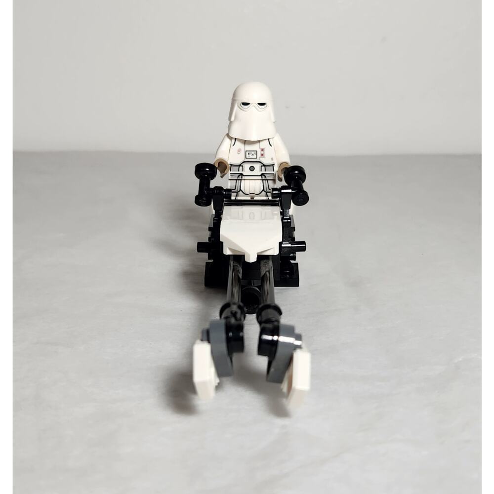 Lego Star Wars Snowtrooper Minifigure With Speeder Bike VG+ - Picture 3 of 7